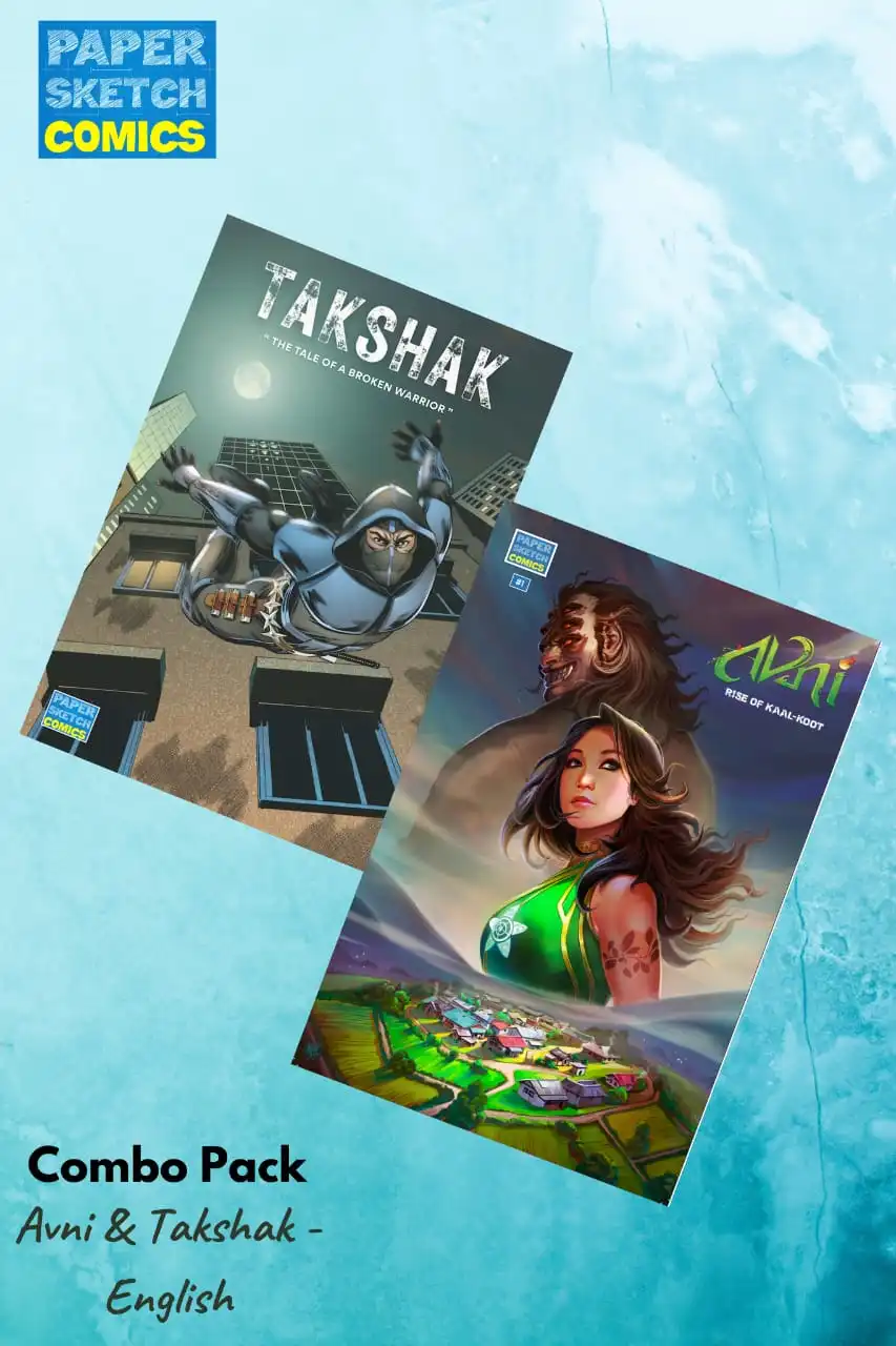 All English Combo - Paper Sketch Comics